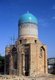 Uzbekistan: A smaller side mosque and dome in the Bibi Khanum Mosque compound, Samarkand